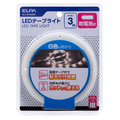 エルパ LEDテープライト 乾電池式 3．0m 白色 ELT-BT300W