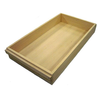 雅漆工芸 唐桧 餅箱 身(600×330×H90) FC069LH-3050700