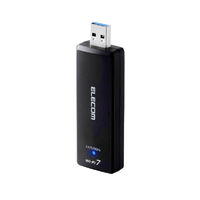 エレコム Wi-Fi 7 USB 5Gbps対応 2880Mbps無線LANアダプター ブラック WDC-BE28TU3-B