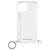 PHONECKLACE iPhone 14 Plus用ストラップ用リング付きクリアケース シルバーチャーム PN23894I14MSV-イメージ1