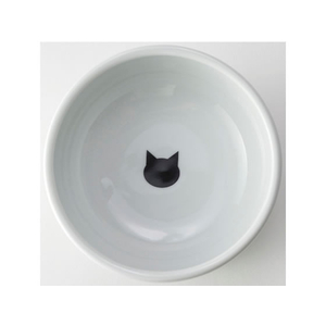 猫壱 ハッピーダイニング 猫用 脚付フードボウル L 猫柄 F360769-イメージ3