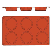 BOURGEAT/ガストロフレックス フルーツタルト 1枚 2579.26(6ヶ取) FC563LY-8552800
