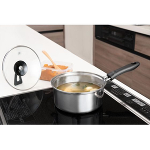 ＬＩＶ ＰＬＵＳ ベストコ 片手鍋 16cm スタンド式ガラス蓋付き FCE452W-ND-3422-イメージ2