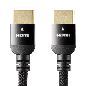 サンワサプライ ハイスピードHDMIナイロンメッシュケーブル(1．0m) ブラック KM-HD20-NM10-イメージ4