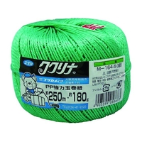 ユタカメイク 荷造り紐 強力玉巻紐 約250M・約180g グリーン FC996FV-3675955