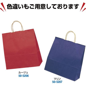 タカ印 手提げ袋 エメラルド 320×110×320mm 50枚 FCE148Z-50-5208-イメージ6