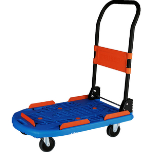 トラスコ 樹脂台車 カルティオ ７８０Ｘ４９０ 折畳 ブルー 完成品 MPK-780-B-イメージ7