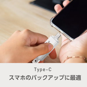 e angle USB3．2(Gen1)TypeC-A対応USBメモリ 32GB ホワイト ANGV-CRUAC032-A-W-イメージ4