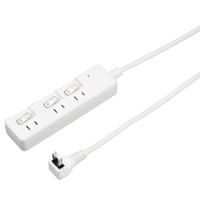 ヤザワ 雷ガｰド付3個口節電タップ5m ホワイト H8KS335WH