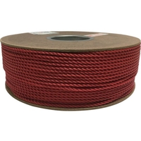 ユタカメイク ポリエチレンロープドラム巻 4mm×200m レッド FC944HS-7947801