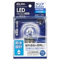 エルパ LED装飾電球 E26口金 全光束60lm(1．4Wミニボール球形タイプ) 昼光色相当 LDG1CN-G-GWP255
