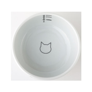 猫壱 ハッピーダイニング 脚付ウォーターボウル シリコン付き 猫柄 F360770-イメージ2