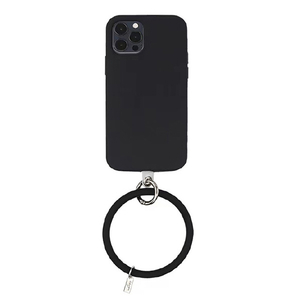 GAACAL iPhone 14 Pro用落下防止リング付きTPUケース ブラック P00252BKQP-イメージ1