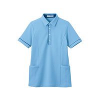 カーシーカシマ 半袖ロングポロシャツ 男女兼用 M クリアスカイ FCG859H-25-2429-0203