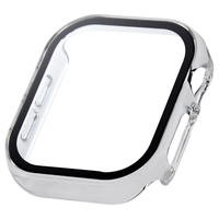 エレコム Apple Watch Series 10(42mm)用フルカバーケース プレミアムガラス/ゴリラ/セラミックコート クリア AW-24BFCGOCCR