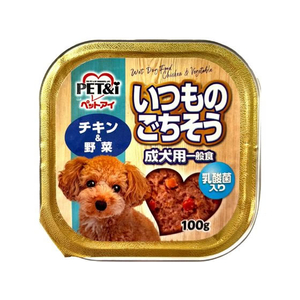 ペットアイ いつものごちそう 成犬用 チキン&野菜 100g FCE100N-イメージ1