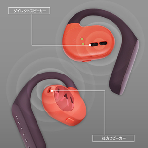 HAYLOU オープンイヤーイヤホン Purfree Buds OW01 オレンジ HL-OW01OR-イメージ8