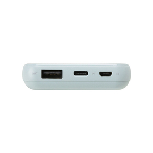 クオリティトラストジャパン ワイヤレス充電マグネット式モバイルバッテリー(5000mAh) ブルー QXW-0500BL-イメージ3
