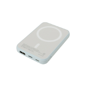 クオリティトラストジャパン ワイヤレス充電マグネット式モバイルバッテリー(5000mAh) ブルー QXW-0500BL-イメージ4