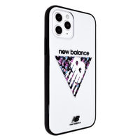 エム・ディー・シー iPhone 12/12 Pro用New Balanceクリアケース/トライアングル フラワー MD-74586-1