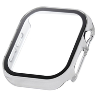 エレコム Apple Watch Series 10(42mm)用フルカバーケース プレミアムガラス/ゴリラ/高透明 クリア AW-24BFCGOCR