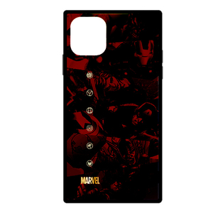 PGA iPhone 11 Pro Max用ガラスハイブリッドケース アベンジャーズ/ブラウン PG-DGT19C13AVG-イメージ1