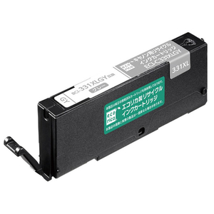 エコリカ BCI-331XLGY互換リサイクルインクカートリッジ グレー ECI-C331XLGY エコリカ BCI-331XLGY互換リサイクルインクカートリッジ グレー ECI-C331XLGY