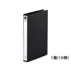 リヒトラブ リングファイル(カドロック&ツイストリング)A4タテ 黒 10冊 1箱(10冊) F881854-F-877U-24-イメージ1