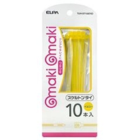 エルパ スケルトンタイ(10本入) makimaki イエロー TUH-ST150(YE)