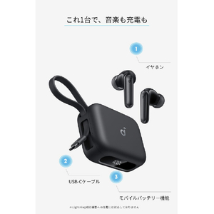 Anker 完全ワイヤレスイヤホン P41i ブラック A3937N11-イメージ3