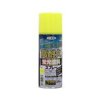 アサヒペン 高耐久蛍光塗料スプレー 300ml レモン FC034NS