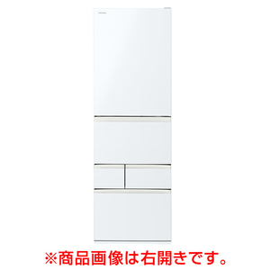 東芝 5ドア冷凍冷蔵庫 VEGETA グランホワイト GR-Y470GSKL(EW)