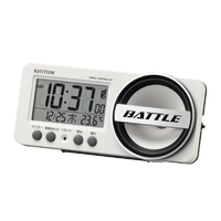 リズム 目覚まし時計 RHYTHN ホワイト 8RZ241SR03