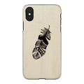 Man & Wood iPhone XS Max用天然木ケース Indian I13897I65