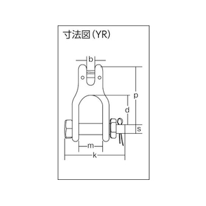 象印チェンブロック 象印/チェーンスリング100 アイタイプ 荷重6.3t 線径16mm L2m 6.3162 FC282HC-7531214-イメージ2