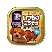 ペットアイ いつものごちそう 犬用11歳以上用 ビーフ&野菜 FCE101N