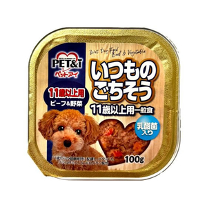ペットアイ いつものごちそう 犬用11歳以上用 ビーフ&野菜 FCE101N-イメージ1