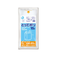 オルディ プラスプラス とってポリマチ付 半透明 15L 20枚 FC79031-PP-HN-15