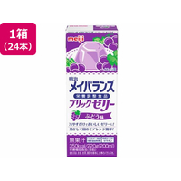明治 メイバランスブリックゼリー ぶどう味 220g×24本 FCJ413E