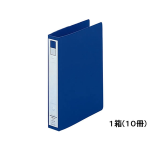 リヒトラブ リングファイル(カドロック&ツイストリング)A5タテ背幅36青10冊 1箱(10冊) F881857-F-881U-8-イメージ1