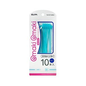 エルパ スケルトンタイ(10本入) makimaki ブルー TUH-ST150(BL)-イメージ1
