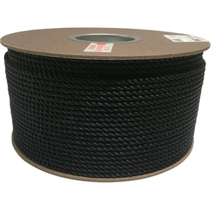 ユタカメイク ポリエチレンロープドラム巻 5mm×200m ブラック FC477HT-7947879-イメージ1