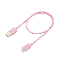 藤本電業 Type-C充電通信ケーブル(0．5m) ピンク CK-C11PK