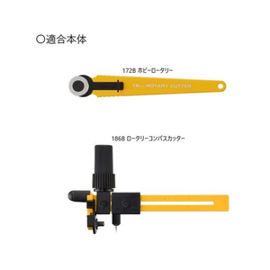 オルファ 円形刃 18mm替刃 2枚 F876726-RB18-2-イメージ3