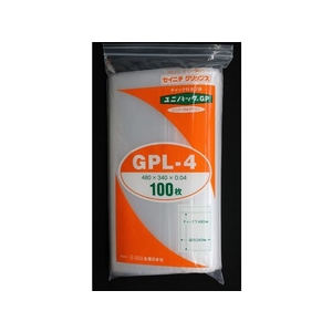 生産日本社（セイニチ） チャック袋 「ユニパックGP」GP Lー4 480×340×0.04 FC037GT-5843201-イメージ7