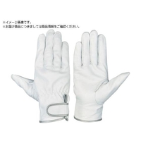 シモン ヤギ革手袋 袖口マジックタイプ GT-717 白 M GT-717-M FC461YY-2184039