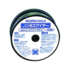 育良精機 イクラ半自動溶接機用ワイヤ(42069) FC080JT-8052713-イメージ1