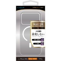 MSソリューションズ iPhone 18 Pro用「MASTER CLEAR mag」クリア+ホワイト LN-IP26MCMWH
