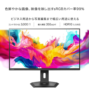 I・Oデータ 90W給電USB Type-C搭載 31．5型液晶ディスプレイ LCD-CU322V-FX-イメージ8