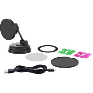 星光産業 マグネットワイヤレス充電ホルダー 薄型ゲル吸盤 FCJ847T-EC260-イメージ1